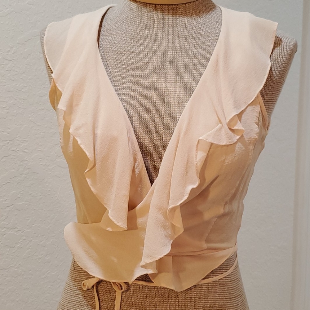 French Connection Crop top, Light Pink S/M